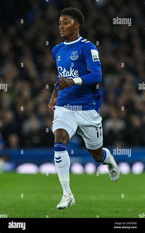 Demarai Gray 11 Of Everton During The Premier League Match Everton Vs