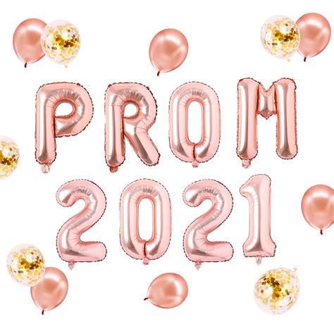 Buy Prom Balloons Rose Gold Prom Banner Prom