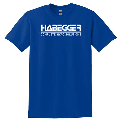 Gildan Ultra Blend 5050 T Shirt Full Front Imprint Habegger Store