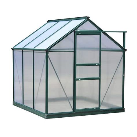 Greenhouses 6ft X 4ft Outsunny Clear Polycarbonate Greenhouse Large