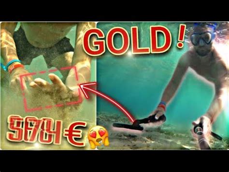 Mega GOLD REKORD Münzen beim Tauchen SONDELN unter Wasser YouTube