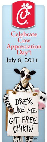 Celebrate Cow Appreciation Day at Chick-fil-A! - Muscogee Moms