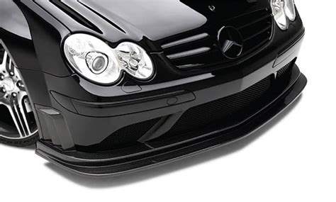 Mercedes CLK Black AF1 Aero Function Front Bumper Add On Body Kit