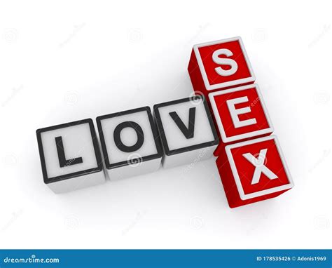 Love Sex Word Blocks Stock Illustration Illustration Of Nubes 178535426