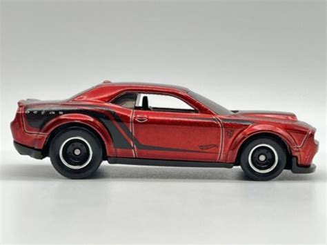Hot Wheels Dodge Challenger Srt Demon Super Treasure Hunt Regular Real Riders