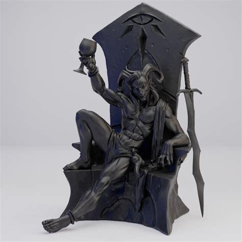 Hot Goblin バアルオンスローン ミニチュア 悪魔王 ホットゴブリン