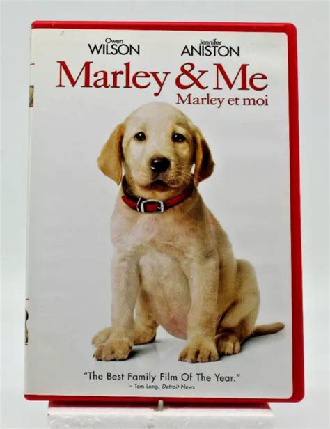 MARLEY AND ME DVD Gently Pre Owned Owen Wilson Jennifer Aniston 7 54