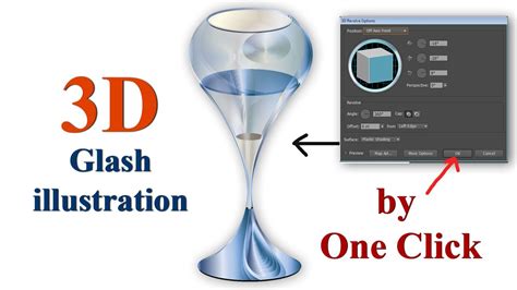 3d Glass Design Realistic Design In Adobe Illustrator Youtube
