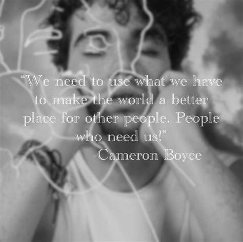 15 Memorable Cameron Boyce Quotes About Giving Back Being A Good Role