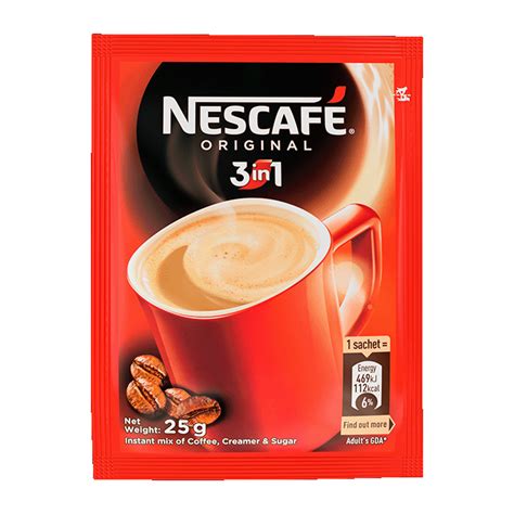 Nescafe In Breakfast Original In Sachet Coffee G Strip Of