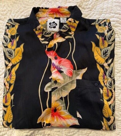 Hilo Hattie Original Silk Hawaiian Aloha Shirt Sun Su… - Gem