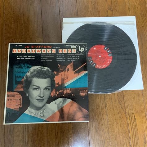 【やや傷や汚れあり】jo Stafford Sings Broadways Best ジョー・スタッフォード Columbia Cl 584