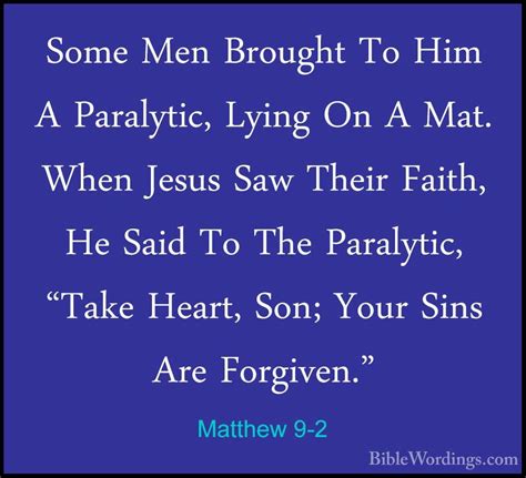 Matthew 9 - Holy Bible English - BibleWordings.com