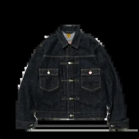 Human Made Uzi Made Denim Jacket Indigo Area