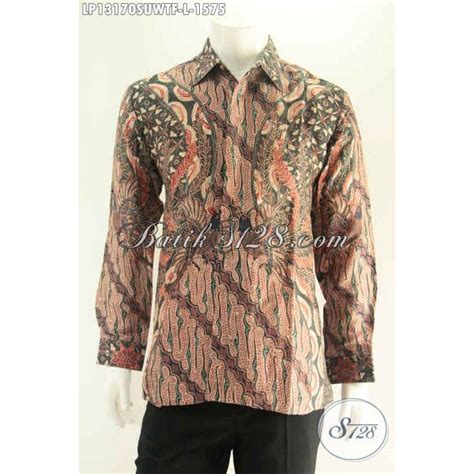 Jual Kemeja Batik Istimewa Khas Eksekutif Model Lengan Panjang Full