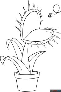 How To Draw A Venus Flytrap Really Easy Drawing Tutorial