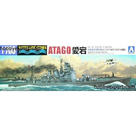 Maquette Croisier Lourd Japonais Atago 1942 Ile Salomon 1700