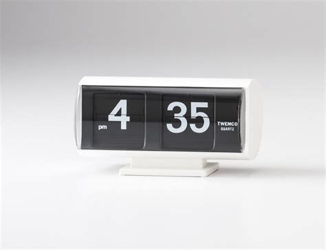 This Flip Clock By Twemco Has A Retro Design