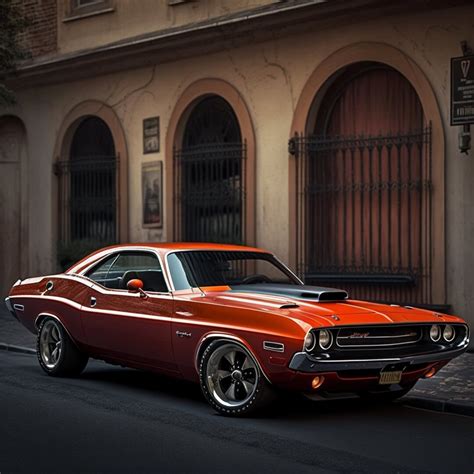 Dodge Challenger 1970 Digital Print Etsy