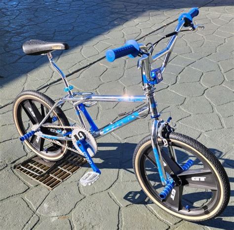 Bmx Gt Dyno Rechromed And Blue Mens Bicycles In St Ives Nsw