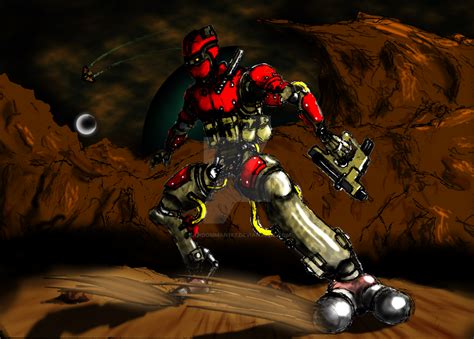 Void Combat Android A Robot Space Marine By Randomman187 On Deviantart