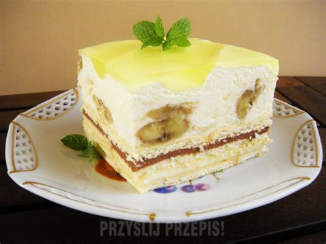 Ciasto Z Bananami Przepis PrzyslijPrzepis Pl