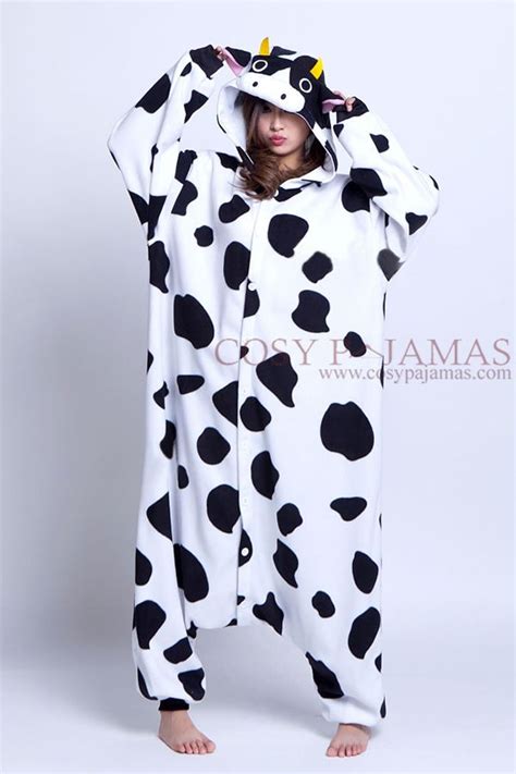 Animal Onesies Cow Onesie Kigurumi Pajamas With Images Adult Onesie