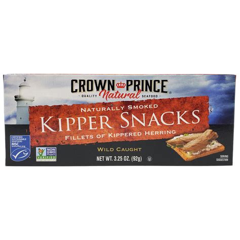 Crown Prince Kipper Snacks Low Sodium Healthy Heart Market