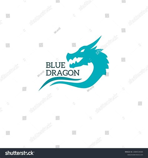 Illustration Vector Graphic Blue Dragon Logo Stock Vector (Royalty Free) 2084534305 | Shutterstock