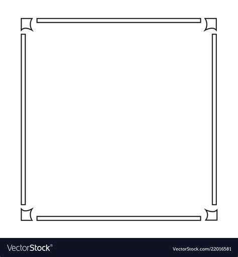 Frame border art design Royalty Free Vector Image