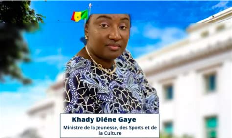 Khady Di Ne Gaye Premi Re Femme Diriger Le Minist Re Des Sports