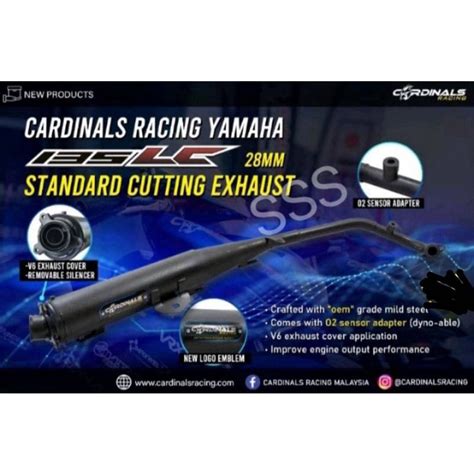 Cardinals Exhaust STD Y15 Y16 RS150 RSX SRL115 FI LC135 5s 28 MM 32mm