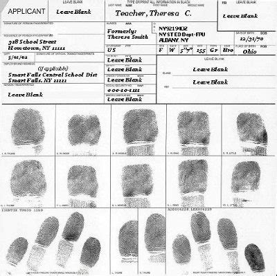 Fingerprint Card Services FD-258 - DMAZ Corporation