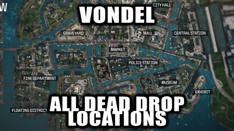 DMZ Vondel All Dead Drop Locations! - YouTube