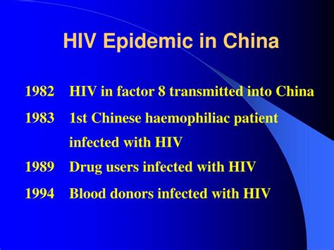 PPT AIDS Epidemic And Control In China Zeng Yi Chinese Foundation For