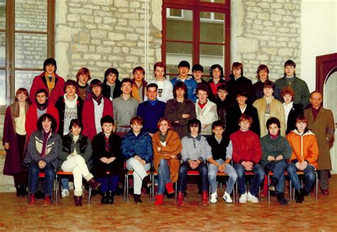 Photo De Classe Seconde Année 19831984 De 1983 Lycée Hippolyte