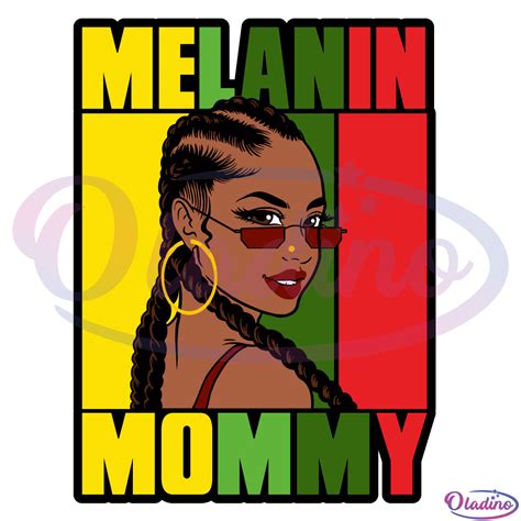 Melanin Mom Svg