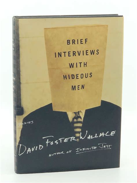 Brief Interviews With Hideous Men By David Foster Wallace Fine