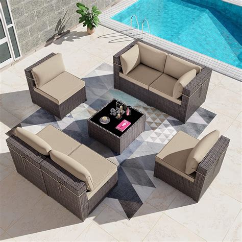 Kullavik Piece Sectional Sofa Outdoor Patio Conversation Set With