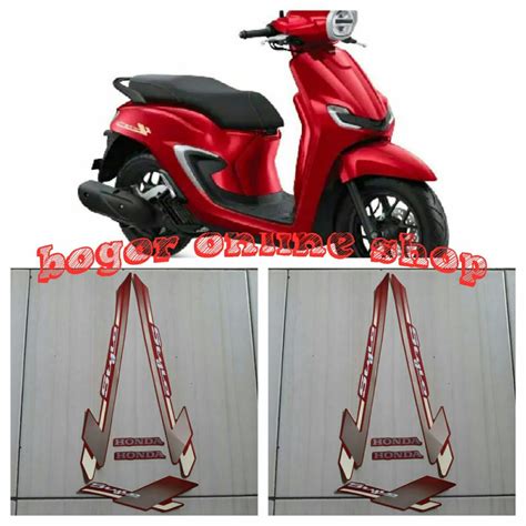 Jual Stiker Striping Lis Body Motor Honda Stylo 160 Tahun 2024 Warna