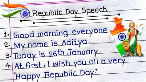 Republic Day Speech In English 2024 Speech On Republic Day In English