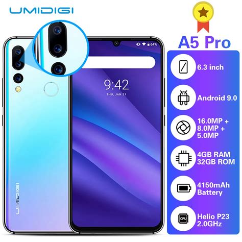 Umidigi A Pro G Smartphone Inch Fhd Android Cellphone Gb