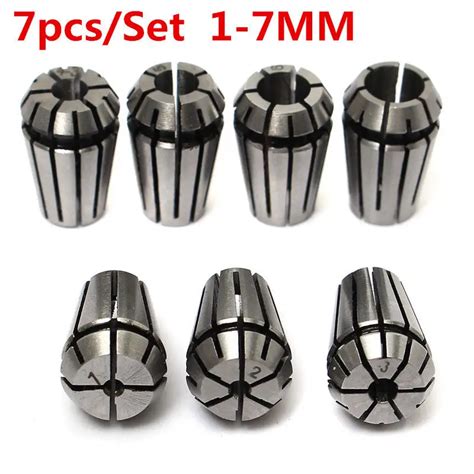 Pcs Er Precision Spring Collet Set Cnc Milling Lathe Tool