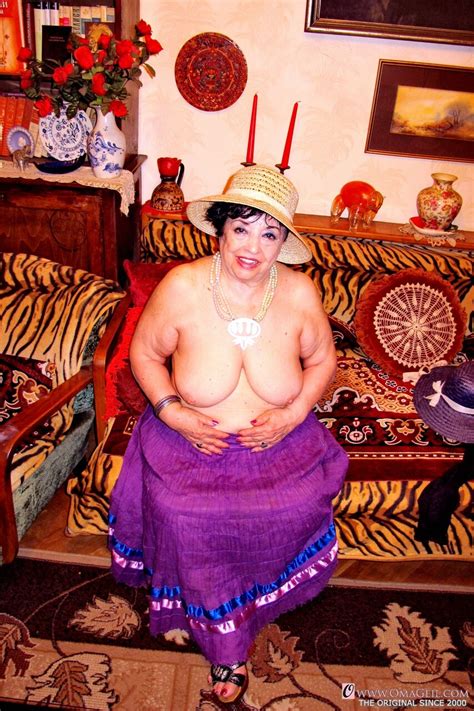 Playful Short Haired Granny Hormonaria Shows Her Saggy Tits While Changing CoedCherry