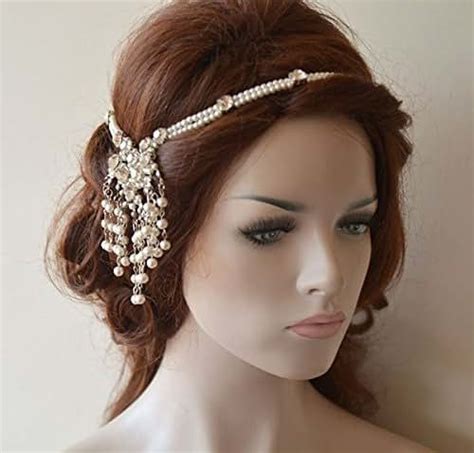 Wedding Head Chain Pearl Hair Jewelry Bridal Hair