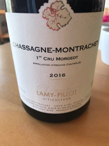 Lamy Pillot Chassagne Montrachet Premier Cru Vivino US