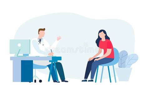 Medicine Concept With A Doctor And Patient In Hospital Medical Office