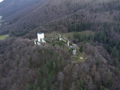 Aerial View Of Castle Stari Grad Slovenske Konjice Stock Image Image
