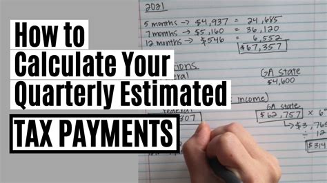 How To Annualize Income For Estimated Taxes