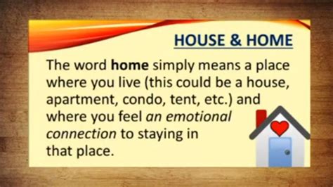 Difference Between Home And House Difference Between House And Home